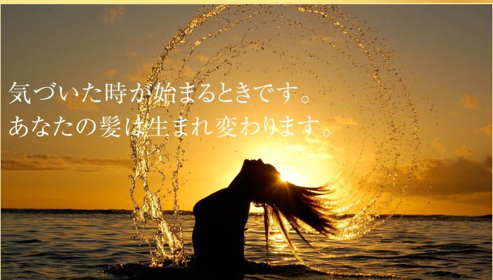 あなたの髪は生まれ変わります。