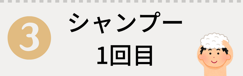 極匠ポレスカルプシャンプーご使用方法