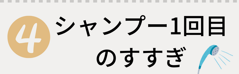 極匠ポレスカルプシャンプーご使用方法